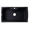 Alfi Brand Black 35" Drop-In Sgl Bowl Granite Composite Kitchen Sink AB3520DI-BLA - alternate 6